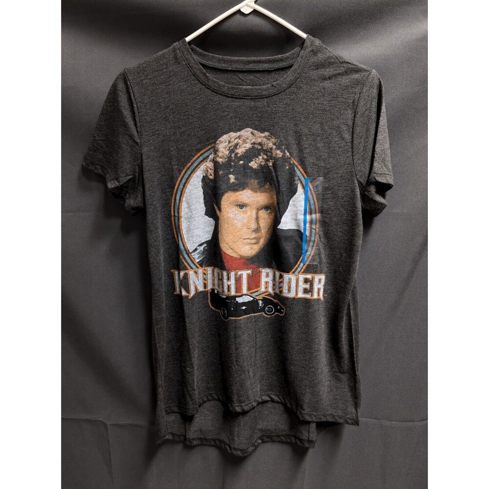 Knight Rider Drop Tail Graphic In Charcoal Gray Women's Size Large